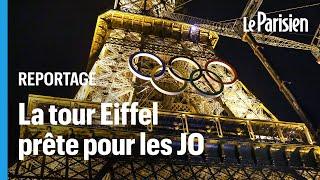 La Tour Eiffel est prête pour les Jeux olympiques