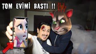 ANGELA ile KONUŞTUM TOM ÇILDIRDI EVİMİ BASTI My Talking Tom Friends