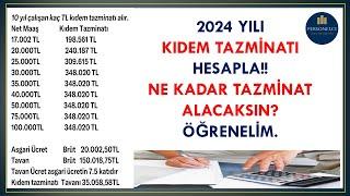 2024 Yılı Kıdem Tazminatını Hesapla Kıdem Tazminatı Nasıl Hesaplanır? Koşulları Nelerdir?