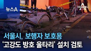 서울시 보행자 보호용 ‘고강도 방호 울타리’ 설치 검토  뉴스A