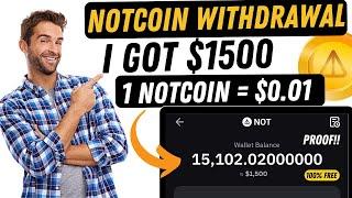 Notcoin Withdrawal and Price Prediction  Notcoin Listing Time  How to Buy and sell Notcoin