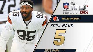 5 Myles Garrett DE Browns  Top 100 Players of 2024