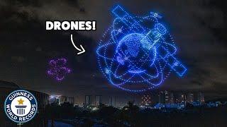Biggest drone display ever - Guinness World Records