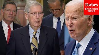 BREAKING NEWS Senate Republican Leaders Lambast Biden For Delaying Military Aid To Israel