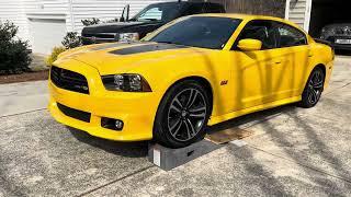 2012 Dodge Charger SRT 8 Super Bee - First Oil & Oil Filter in 5 Years First Air Filter Change Ever