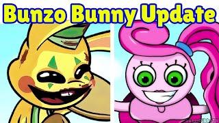 Friday Night Funkin VS Bunzo Bunny EASY UPDATE FNF Mod Poppy Playtime Chapter 2Mommy Long Legs