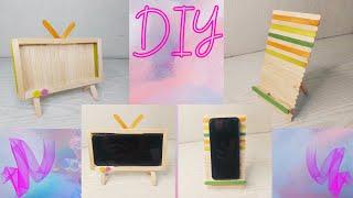 DIY Easy Phone Holder Ideas  How to make mobile stand with popsicle stick  Phone stand