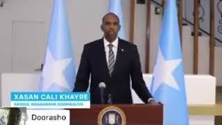 Raysal wasaraha dalka somaliya oo aqbalay xilka qaadisata