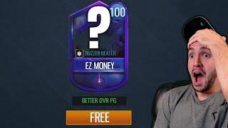 my first FREE 100 OVR card in NBA Live Mobile