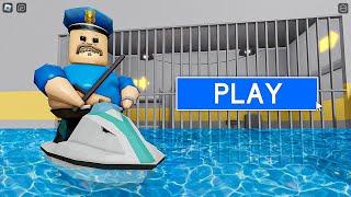 WATER BARRYS PRISON RUN New Scary Obby #Roblox