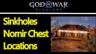 God of War Ragnarok The Sinkholes nornir chest locations guide