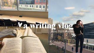 starting to write a new story  a nanowrimo vlog