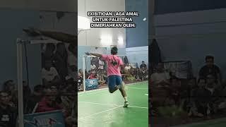 exibition laga amal ade celeng jj vs destra qinoy @G Sport99 #badmintonmania#badminton