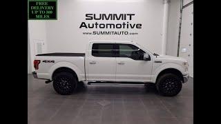2015 FORD F150 SUPERCREW LARIAT 5.0L V8 WALKAROUND OVERVIEW REVIEW 12203ZA SOLD