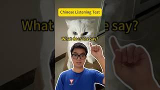 Chinese Listening Test - What does she say? #learnchinese #language