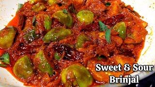 Sweet and Sour Brinjal Recipesimple and tasty Terung Masak Masam Manis Kathirikai Sambal