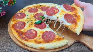 طرز تهیه پیتزا پپرونی ساده و خوشمزه آموزش خمیر پیتزای خانگی و سس گوجه فرنگی