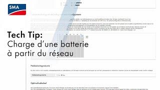 Tech Tip Charge d’une batterie à partir du réseau