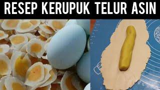 CARA MEMBUAT KERUPUK TELUR ASIN  IDE USAHA RUMAHAN