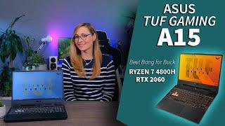 The Best Budget Gaming Laptop of 2020 - ASUS TUF Gaming A15 AMD Ryzen 7 4800H RTX 2060