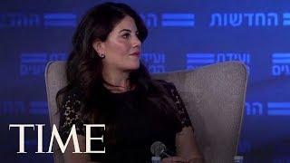 Monica Lewinsky Stormed Offstage When Asked An Off Limits Question About Bill Clinton  TIME