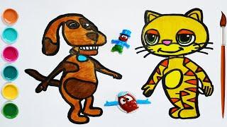 TRT Childrens Dear Brother Drawing and Painting l How To Draw ? l Coloring Videos For Kids