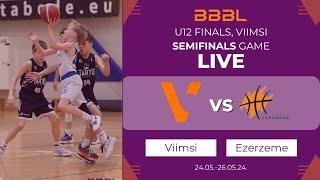 KK Viimsi 2012 vs Ezerzeme-Rezekne 2012  BBBL Boys U12 Final Stage  Semifinal