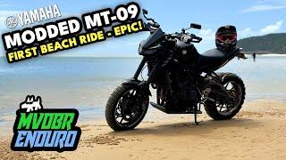 Epic Modded MT-09 First Beach Ride - MVDBR Enduro #334