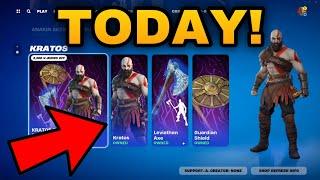 KRATOS SKIN + LEVIATHAN AXE PICKAXE RETURN RELEASE DATE IN FORTNITE ITEM SHOP 2024