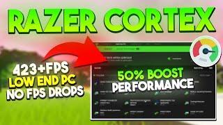 How To Use RAZER CORTEX To BOOST FPS in ALL GAMES  Best Game Booster 2024