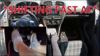 How to Shift a Manual Transmission Fast using the clutch