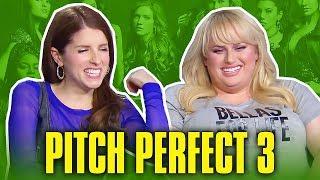 Pitch Perfect 3 Cast Does Celebrity Impressions - Cute & Funny Moments 2017