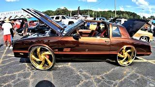 Whips By Wade  Certified Summer Car Show 2024  Atlanta GA  Big Rims Donks Amazing Cars Part1