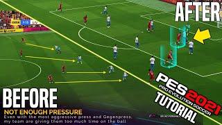 PES 2021  You cant play a TRUE Gegenpress style without knowing this TIP Tutorial