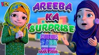 Areeba Ka Surprise - New Spisode 20204   Kaneez Fatima Cartoon Series   3D Animation   Kidsland