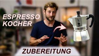 Bialetti Anleitung - Espressokocher Zubereitung