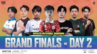 EN PUBG MOBILE RUTHLESS INVITATIONAL SHOWDOWN GRAND FINALS DAY 2 FT. #BTR #DRS #RRQ #DX #VPE #AE