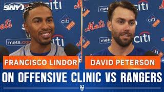 Francisco Lindor on contagious hitting David Peterson on positive mood in Mets clubhouse  SNY