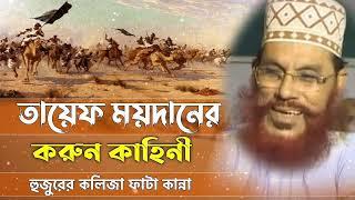 delwar hossain saidi waz mahfil তায়েফ ময়দানে করুন কাহিনি। যে শুনে সেই কাদে।