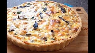 Chicken Mushroom Quiche  Superlicious