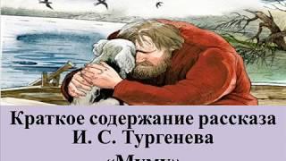 Краткое содержание рассказа И. С. Тургенева «Муму»