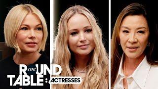 Actress Roundtable Jennifer Lawrence Michelle Yeoh Emma Corrin Michelle Williams & More