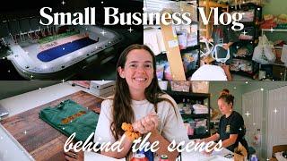 SMALL BUSINESS WEEK IN THE LIFE  Multi-Needle Embroidery  Office Organization  Studio Vlog #101