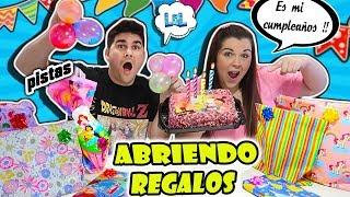 ABRIENDO REGALOS DE CUMPLEAÑOS DE LIBI  SE EMOCIONA Y LLORA al ABRIR sus REGALOS de CUMPLEAÑOS 