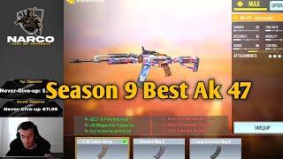 CoD Narcos Season 9 Ak 47 Kuromaku Gun Smith  Call Of Duty Mobile  Best Gun In Season 9