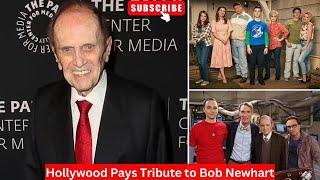 Hollywood Pays Tribute to Bob Newhart #bobnewhart #thebigbangtheoryaovivo #youngsheldon #hollywood