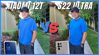 108MP Camera Battle Xiaomi 12T vs Galaxy S22 Ultra Camera Comparison