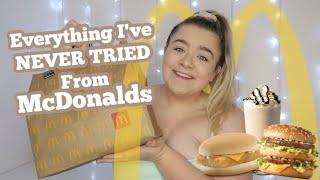 Trying Everything Ive Never Tried from McDonalds