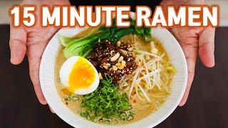 15 Minute Authentic RAMEN at Home Easy TANTANMEN
