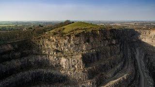 Flying over Croft Hill